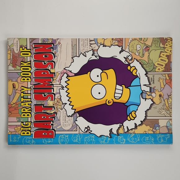 BIG BRATTY BOOK OF BART SIMPSON First Edition 2004 Softcover - Picture 14 of 14